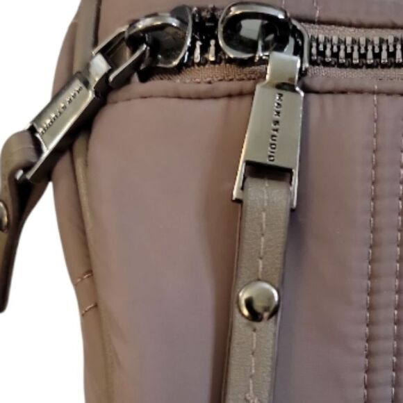 Max Studio Nylon Tubular Quilted Roll Duffel Bag - Picture 6 of 6